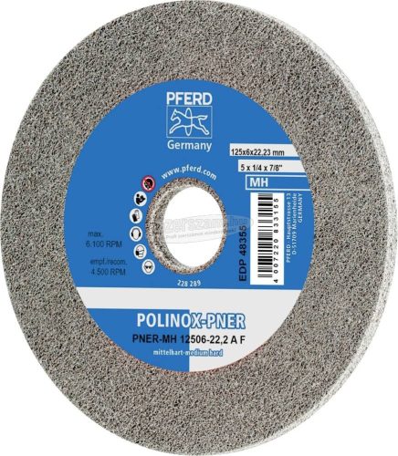PFERD POLINOX kompakt vlies csiszolókerék PNER-MH 12506-22,2 A F 44691252