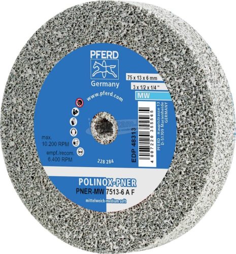 PFERD POLINOX kompakt vlies csiszolókerék PNER-MW 7513-6 A F 44691442
