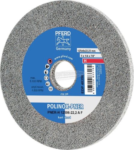 PFERD POLINOX kompakt vlies csiszolókerék PNER-H 12506-22,2 A F 44691052