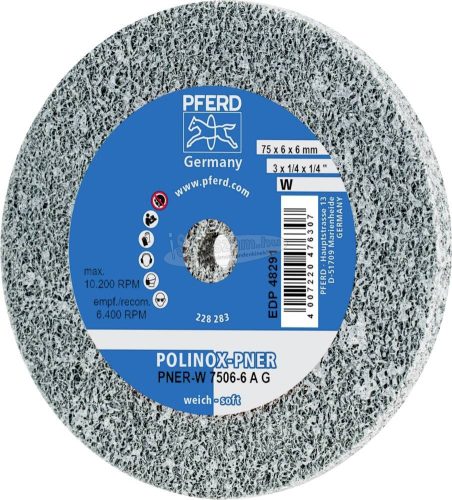 PFERD POLINOX kompakt vlies csiszolókerék PNER-W 7506-6 A G 44691621