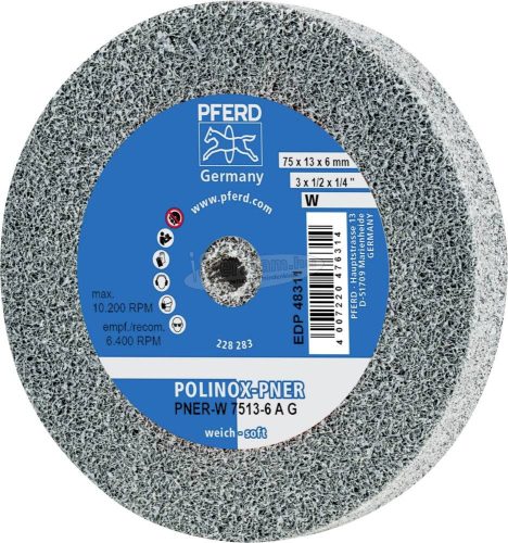 PFERD POLINOX kompakt vlies csiszolókerék PNER-W 7513-6 A G 44691641