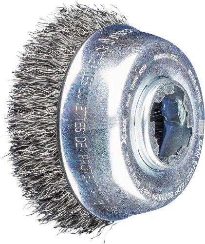 PFERD fazékkefe menettel, fonatlan POS TBU 75/X-LOCK ST 0,30 43469006