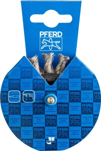 PFERD csapos körkefe, fonott RBG INOX több változatban