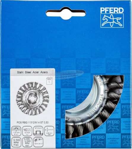 PFERD fonott körkefe POS RBG 11512/M14 ST 0,50 43312002