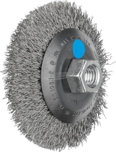 PFERD kúpos kialakítású kefe menettel, fonatlan POS KBU 10010/M14 INOX 0,35 43316003
