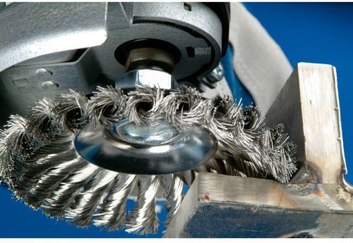 PFERD kúpos kialakítású kefe menettel, fonott POS KBG 11515/M14 INOX 0,35 43315003