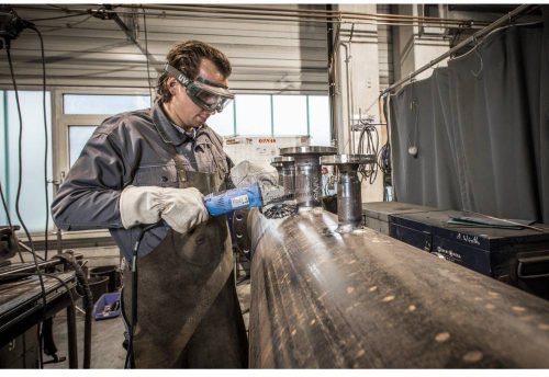 PFERD kúpos kialakítású kefe menettel, fonott POS KBG 11515/M14 INOX 0,35 43315003