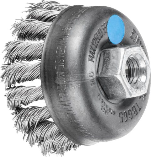 PFERD fazékkefe menettel, fonott POS TBG 65/M14 INOX 0,50 43305004