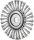 PFERD fonott körkefe RBG 17813/22,2 CT INOX 0,50 43304046