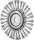PFERD fonott körkefe POS RBG 17813/22,2 CT INOX 0,50 43304018
