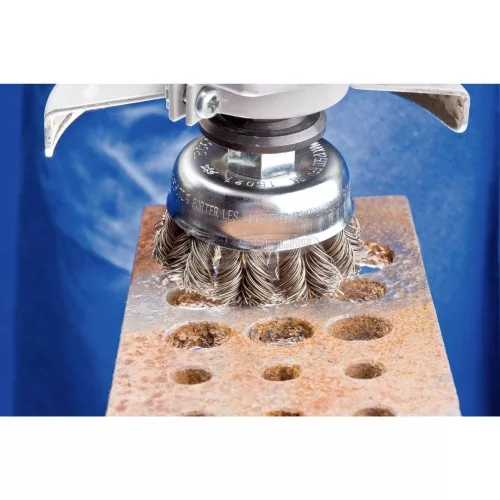 PFERD fazékkefe menettel, fonott POS TBG 80/M14 CT ST 0,50 43306061