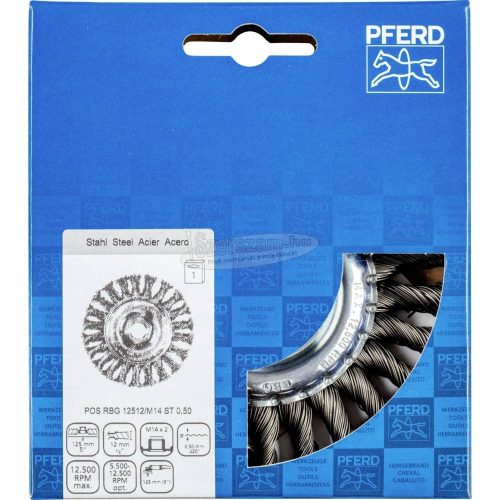 PFERD fonott körkefe POS RBG 12512/M14 ST 0,50 43303013