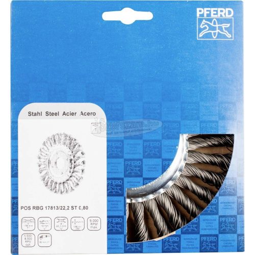 PFERD fonott körkefe POS RBG 17813/22,2 ST 0,80 43304007