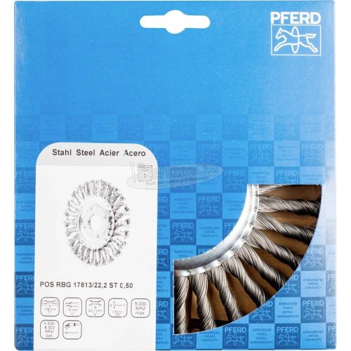PFERD fonott körkefe POS RBG 17813/22,2 ST 0,50 43304001