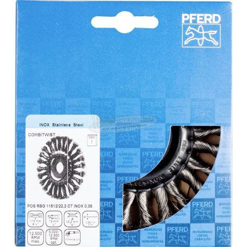 PFERD fonott körkefe RBG COMBITWIST CT INOX több változatban