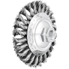   PFERD kúpos kialakítású kefe menettel, fonott KBG ST több változatban