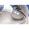 PFERD csapos kúpos kialakítású kefe, fonatlan KBU 9510/6 INOX 0,30 43312503