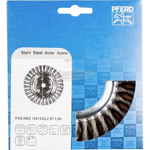PFERD fonott körkefe POS RBG 15013/22,2 ST 0,60 43309015