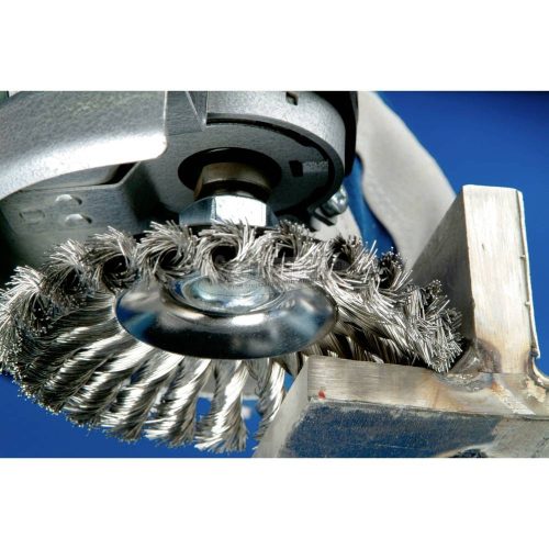 PFERD kúpos kialakítású kefe menettel, fonott POS KBG 12515/M14 INOX 0,50 43317007