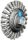 PFERD kúpos kialakítású kefe menettel, fonott POS KBG 11515/M14 INOX 0,50 43315007