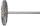 PFERD csapos körkefe, fonatlan RBU 3202/3 ST 0,10 43102051