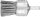 PFERD csapos ecsetkefe, fonatlan PBU 3029/6 SiC 180 0,90 43201004
