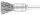 PFERD csapos ecsetkefe, fonatlan PBU 1312/6 ST 0,20 43204105