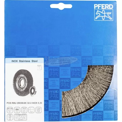 PFERD fonatlan körkefe POS RBU 20038/AK32-2 INOX 0,30 43701266