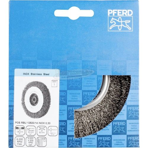 PFERD fonatlan körkefe POS RBU 12520/14,0 INOX 0,30 43701116