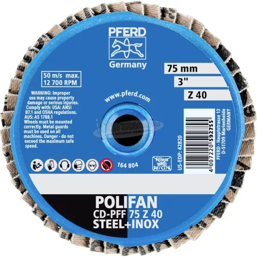 PFERD COMBIDISC Mini-POLIFAN korong CD PFF 75 Z 40 42719704