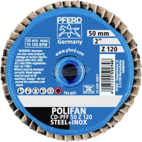 PFERD COMBIDISC Mini-POLIFAN korong CD PFF Z több változatban