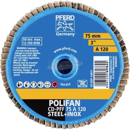 PFERD COMBIDISC Mini-POLIFAN korong CD PFF 75 A 120 42719212