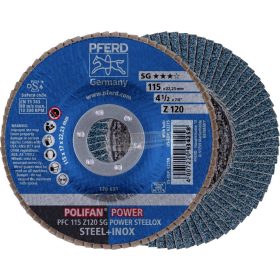   PFERD POLIFAN legyezőlapos csiszolókorong PFC Z SG POWER STEELOX több változatban