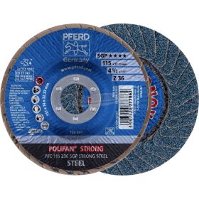   PFERD POLIFAN legyezőlapos csiszolókorong PFC Z SGP STRONG STEEL több változatban