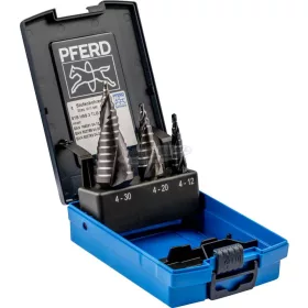   PFERD lépcsős fúró készlet 3 részes 4-12/4-20/4-30mm SET STB HSS HC-FEP 3 25201047