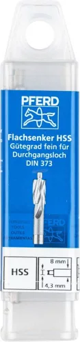 PFERD homloksüllyesztő FLS HSS DIN 373 8,0 F 25203101