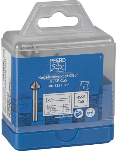 PFERD kúpsüllyesztő készlet SET KES HSSE DIN 335 C90° 3 25202155