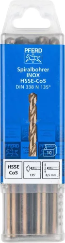 PFERD csigafúró INOX anyagokhoz SPB DIN 338 HSSE N 8,5 INOX 25203575