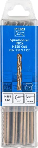 PFERD csigafúró INOX anyagokhoz SPB DIN 338 HSSE N 9,0 INOX 25203576