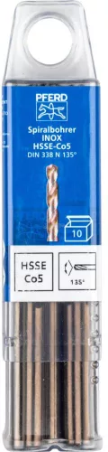 PFERD csigafúró INOX anyagokhoz SPB DIN 338 HSSE N 6,0 INOX 25203569