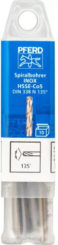 PFERD csigafúró INOX anyagokhoz SPB DIN 338 HSSE N 3,0 INOX 25203553