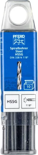 PFERD csigafúró acél anyagokhoz SPB DIN 338 HSSG N 5,0 STEEL 25203526