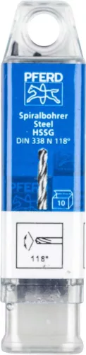 PFERD csigafúró acél anyagokhoz SPB DIN 338 HSSG N 2,0 STEEL 25203513