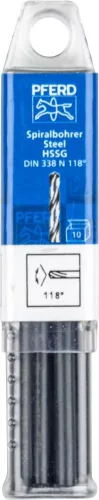 PFERD csigafúró acél anyagokhoz SPB DIN 338 HSSG N 4,0 STEEL 25203521