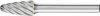 PFERD keményfém HM turbomaró rozsdamentes INOX anyagokhoz RBF 1020/6 INOX 21117782