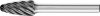 PFERD keményfém HM turbomaró HICOAT HC-FEP bevonattal RBF 1020/6 INOX HC-FEP 21117781