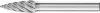 PFERD keményfém HM turbomaró rozsdamentes INOX anyagokhoz SPG 0820/6 INOX 21122592