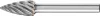 PFERD keményfém HM turbomaró rozsdamentes INOX anyagokhoz SPG 1020/6 INOX 21122682