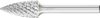 PFERD keményfém HM turbomaró titán anyagokhoz SPG 1225/6 TITANIUM 21122784