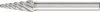 PFERD keményfém HM turbomaró rozsdamentes INOX anyagokhoz KEL 0820/6 INOX 21124982